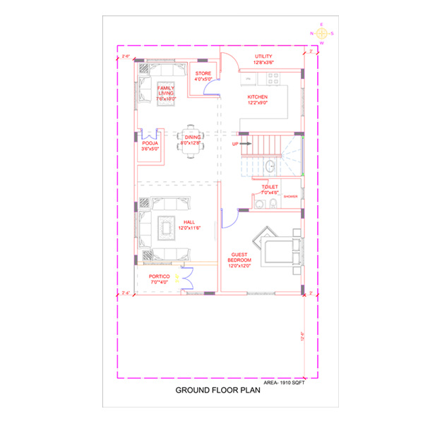 West Facing House Plans India